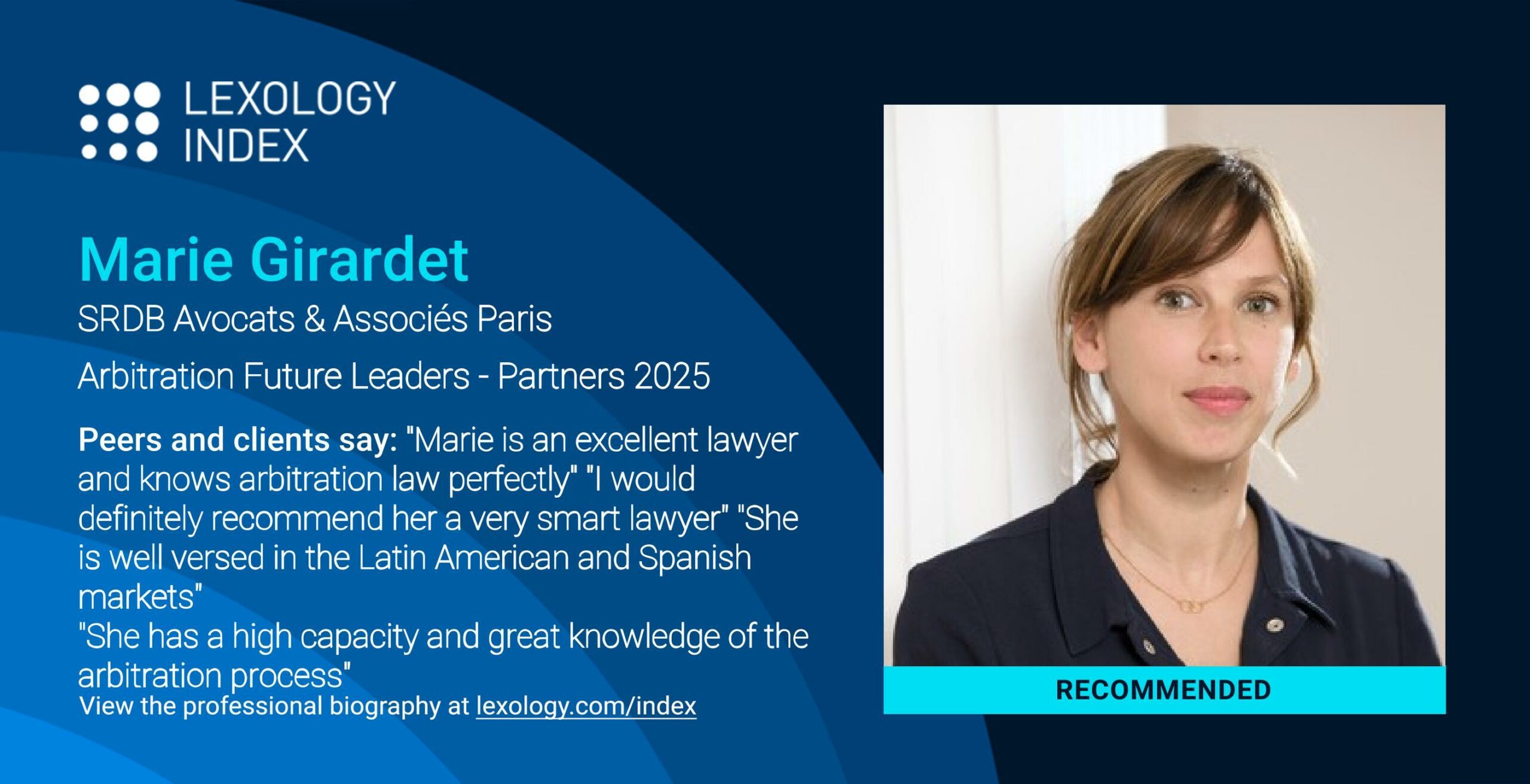 Marie Girardet Lexology Index Future Leader